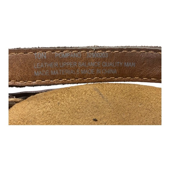 Naturalizer Pompano Women's 10N Brown Leather Slingback Sandals Shoes - Picture 10 of 10